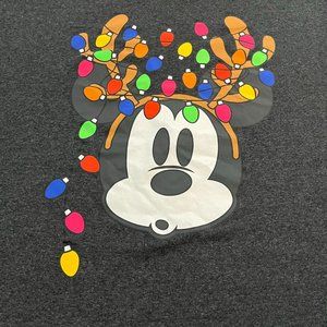 Men's Disney Mickey Mouse Christmas T-shirt Size 3XLT